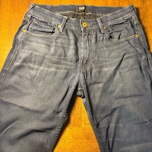 PAIGE Men's Dark Blue Slim Jeans
